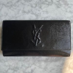 YSL monogrammed pouch